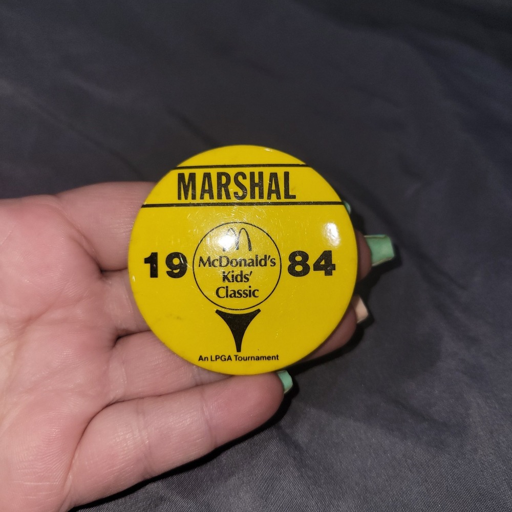 McDonald's PRO-AM Golf Kids' Classic 1984 Button Pin